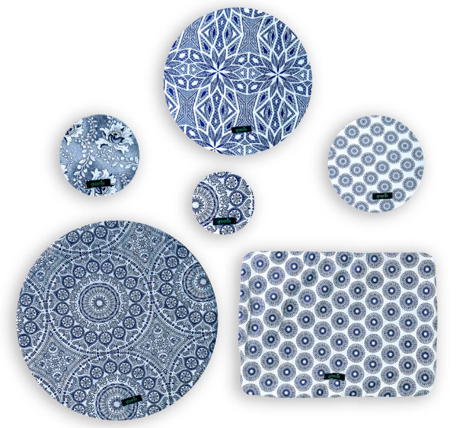 Food Covers Shweshwe (Set of 6) (Pick Your Pattern)