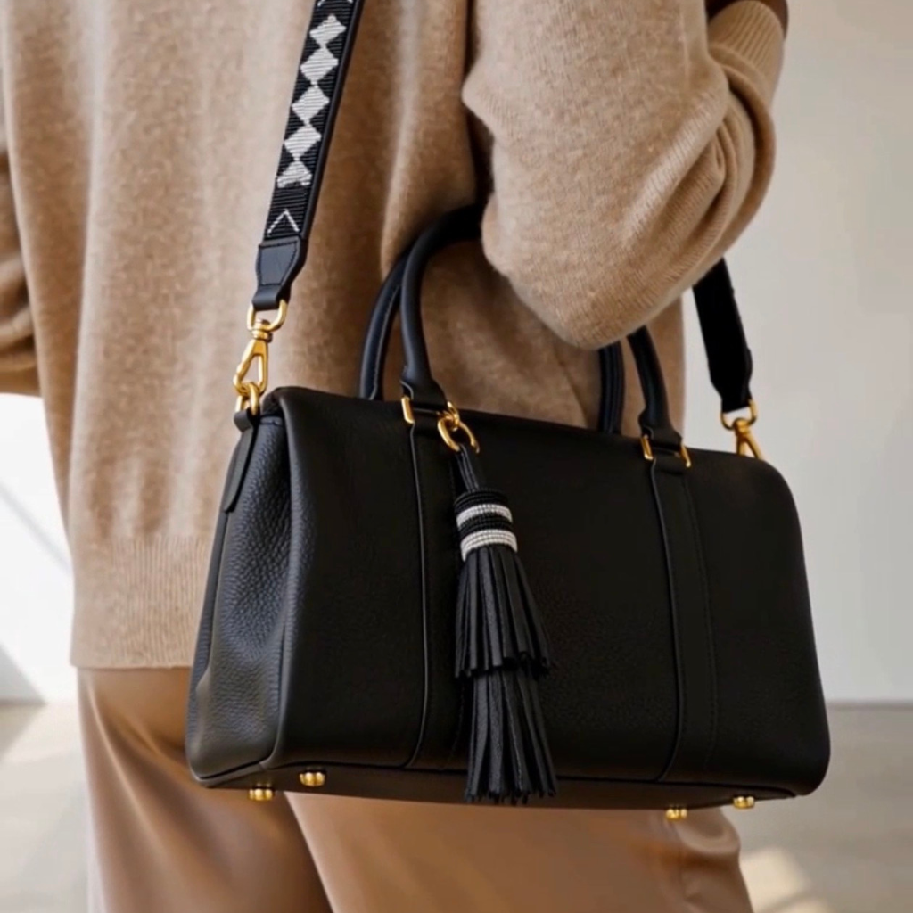 Malewa Leather Bag – Black