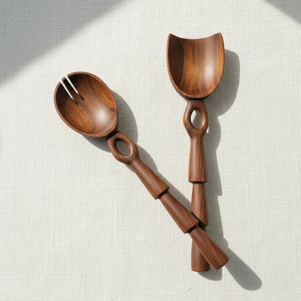 Asili Salad Spoon Set – Standalone