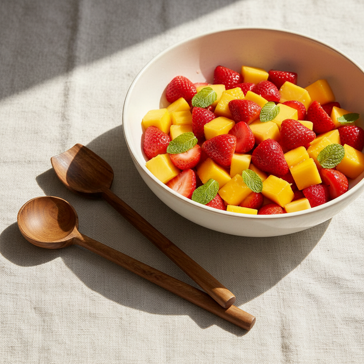 Chota Salad Spoon Set – Fruit Salad Square