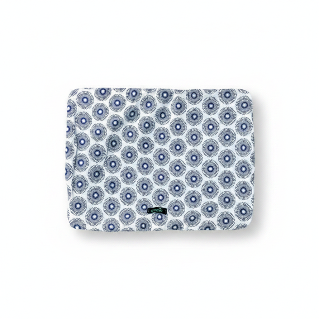 Food Cover Rectangular – Blue on White Standalone