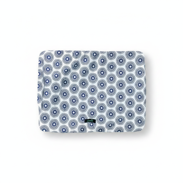 Food Cover Rectangular – Blue on White Standalone