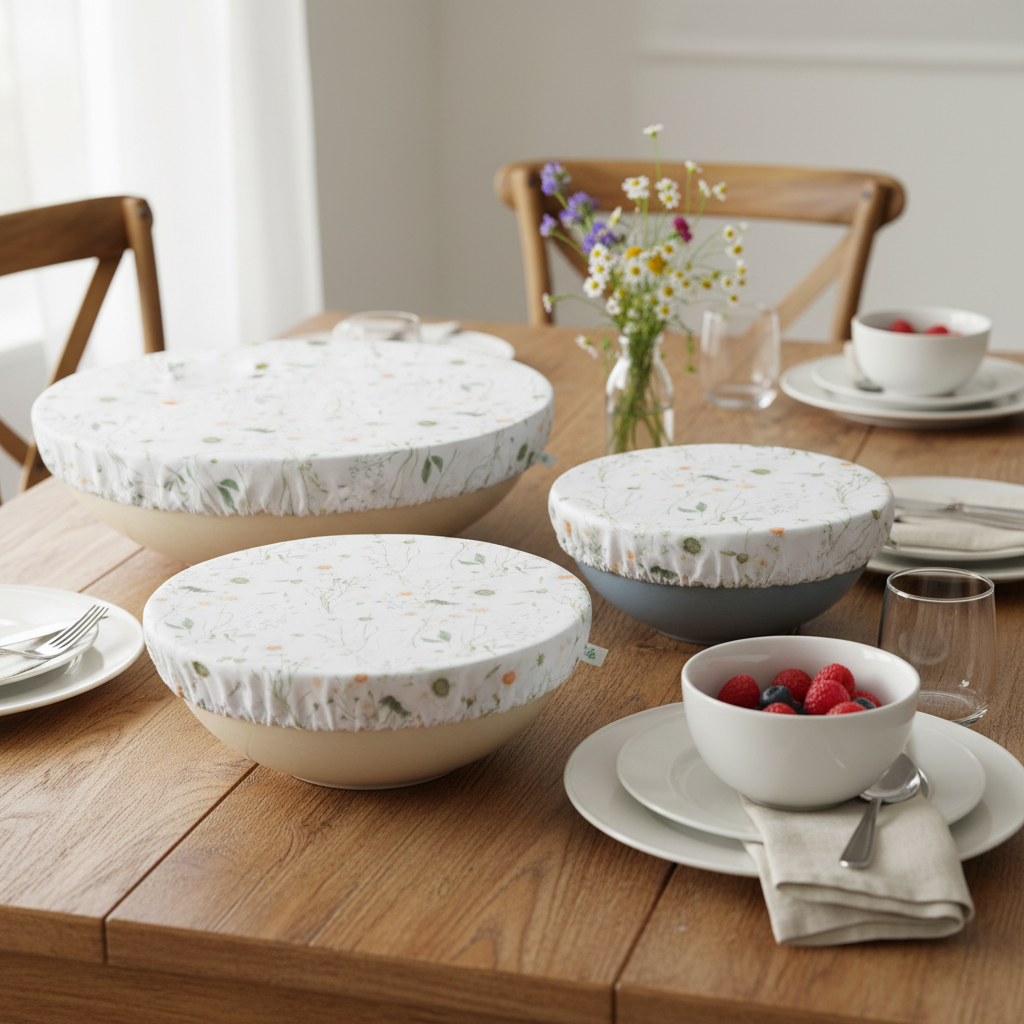 Food Cover Set of 3 Frostie – Country Garden Dining Table