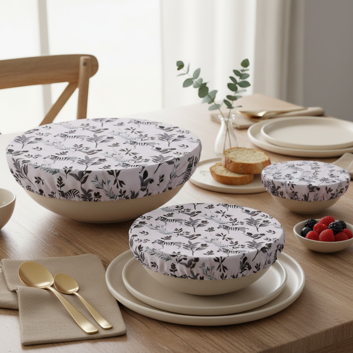 Food Cover Set of 3 Frostie – Safari Stripes Dining Table