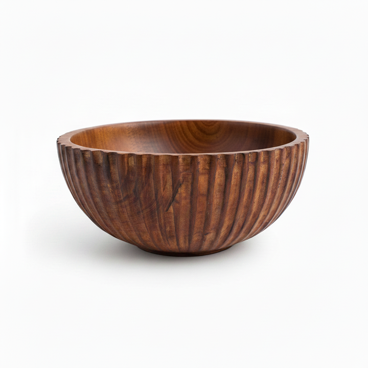Amira Wooden Bowl 11 Inch – Hand-Carved Jacaranda Wood
