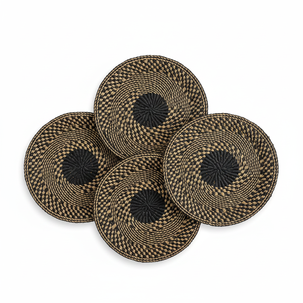 Midnight Spiral – Set of 4