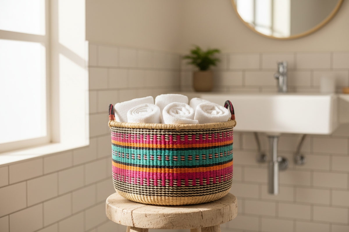 Tropicana Stripe – Bathroom