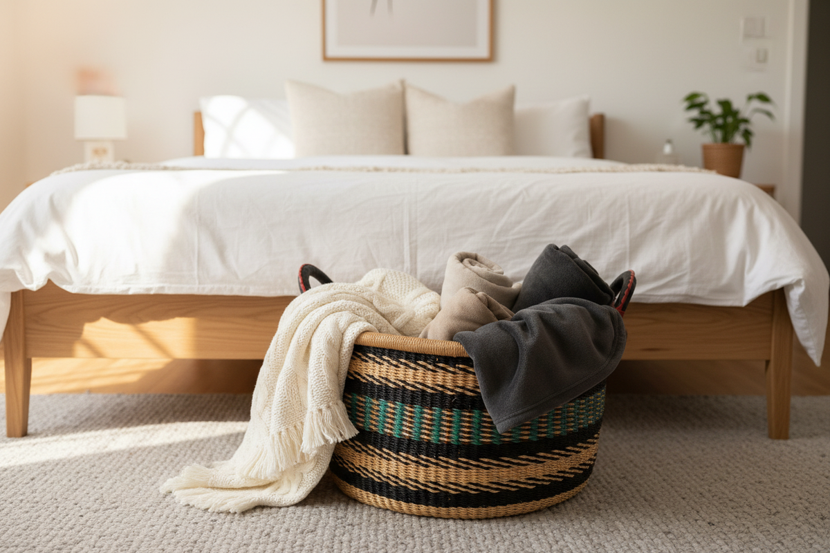 Woven Tub Medium – Bedroom